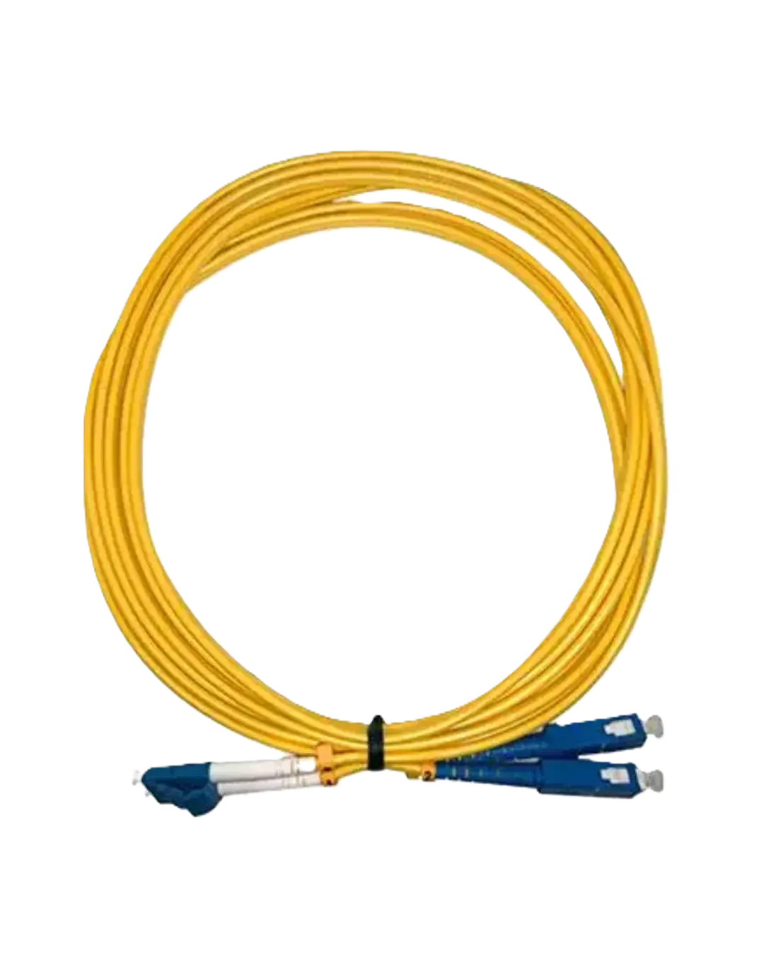 PATCH CORD FIBRA OPTICA MONOMODO SM G.652D DUPLEX SC-PC A LC-PC 3M